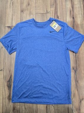 Nike Men’s Heather Royal Blue Short Sleeve Performance Tee